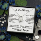 "Collana cuore" con dedica Nipote